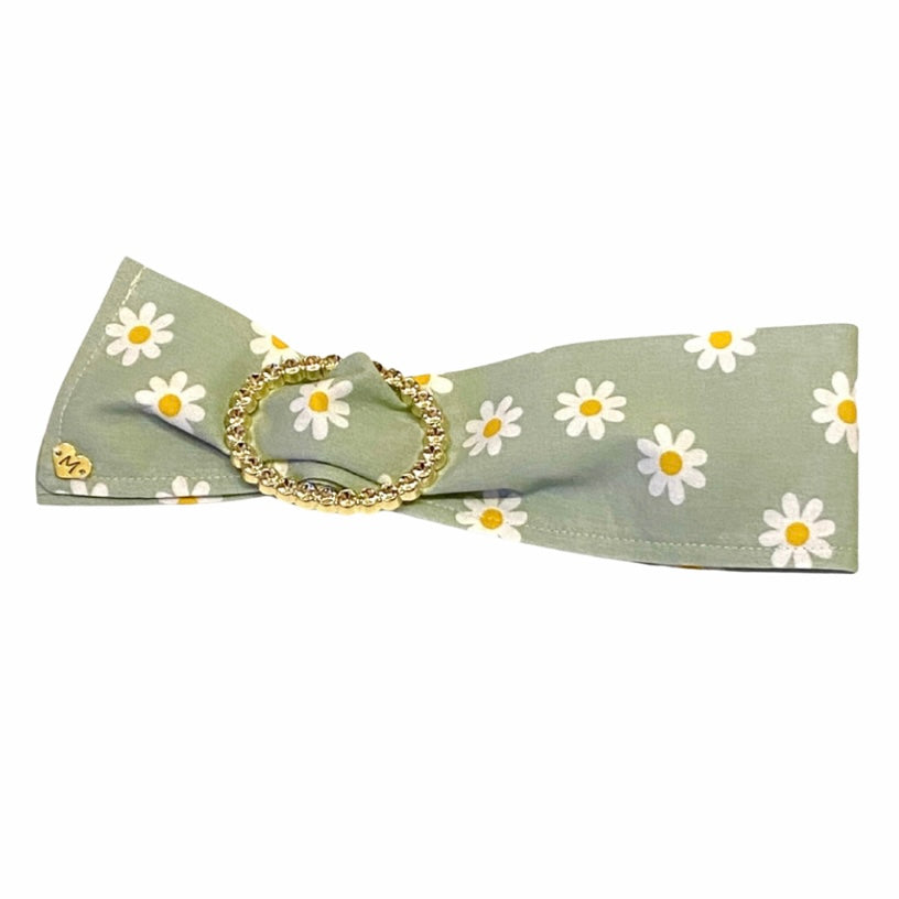 FOULARD FLEURS LÉOPARD