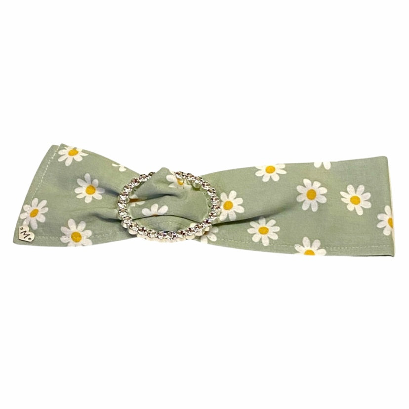 FOULARD FLEURS LÉOPARD