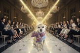 Chihuahua protagonista in sfilata di lusso