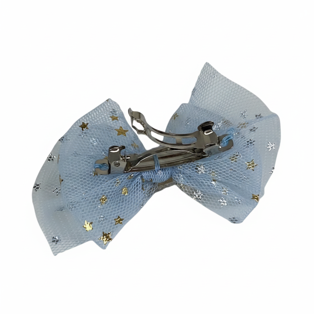 Molletta azzurra stelle - retro